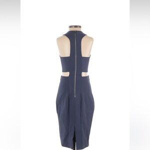 Elizabeth James Elegant Navy Blue Sleeveless Dress